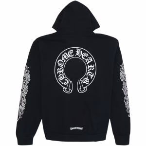 Black Chrome Hearts Hoodie​