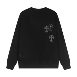 CHROME HEARTS CROSS SWEATSHIRT BLACK