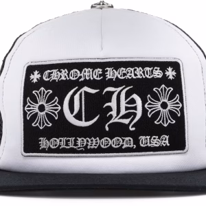 Chrome Hearts CH Hollywood Trucker Hat Black