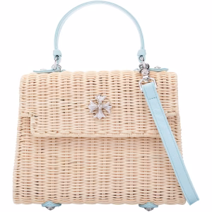 Chrome Hearts Dolly Bag Blue in Woven