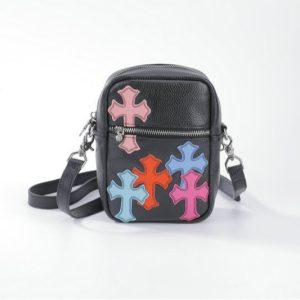 Chrome Hearts Multicolor Cross Patch Mini Taki Bag