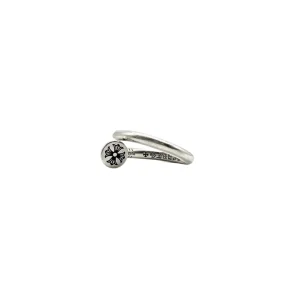 Chrome Hearts Silver Flat Nail Ring